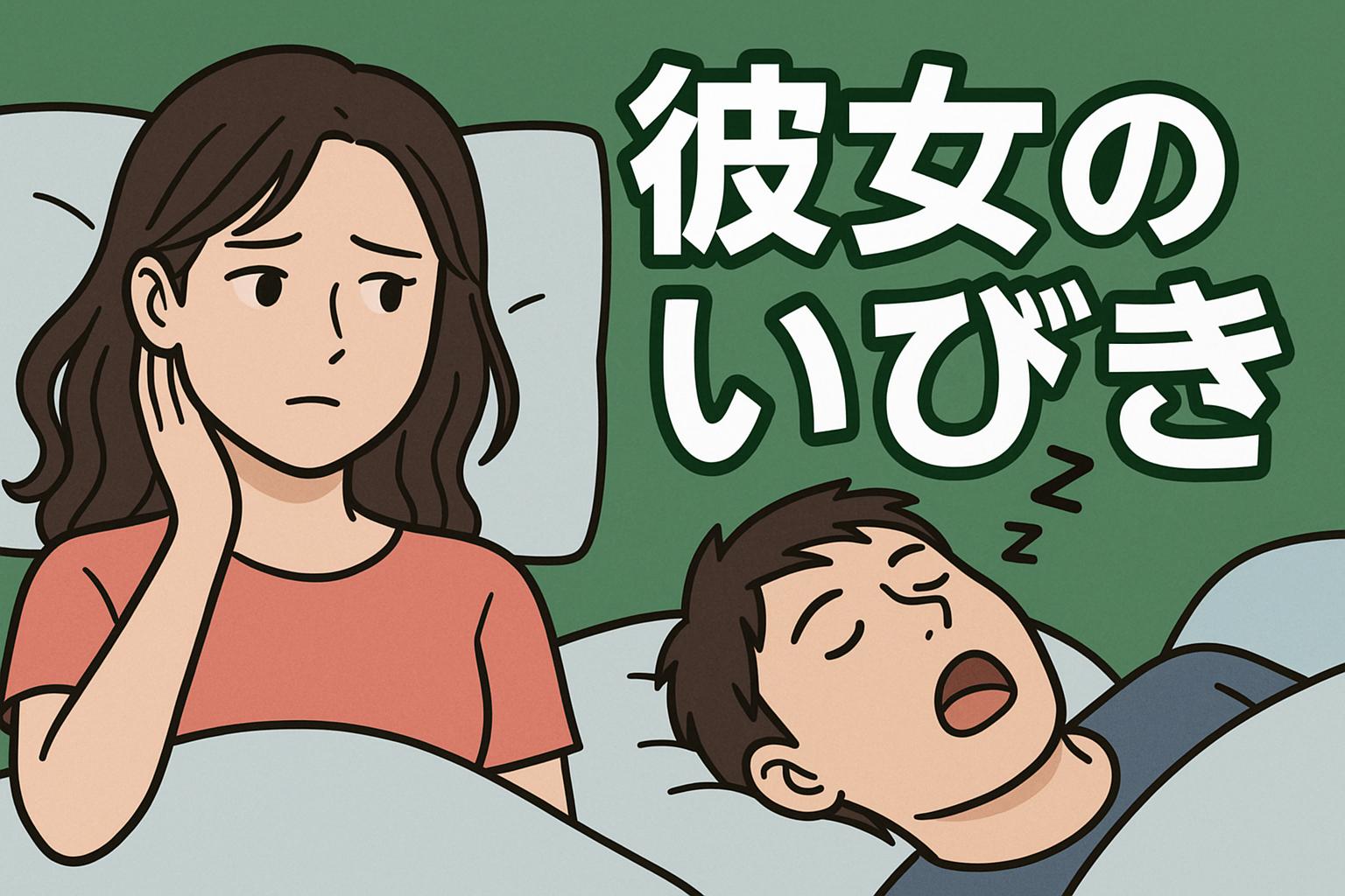 彼女のいびきがすごい…どうする?傷つけずに伝えて一緒に解決する方法とは